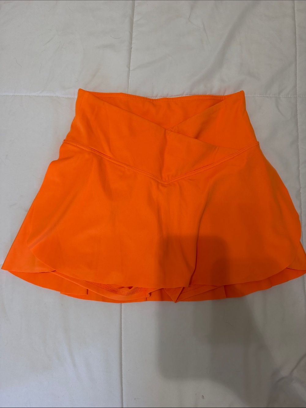 Women's Athletic Skort - Bright Orange